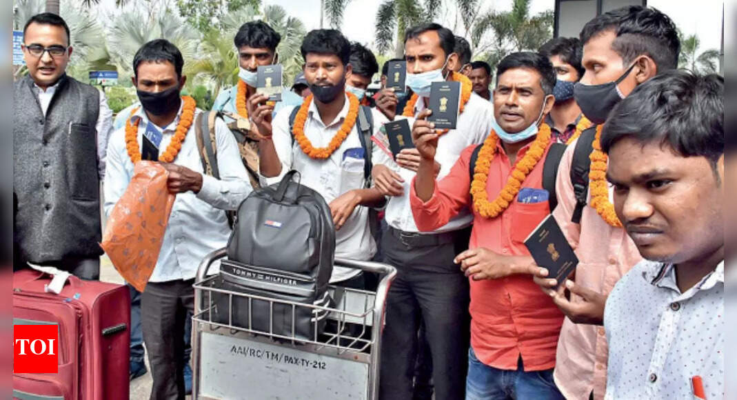 8L migrant workers rescued in 3 years | Ranchi News - Times of India