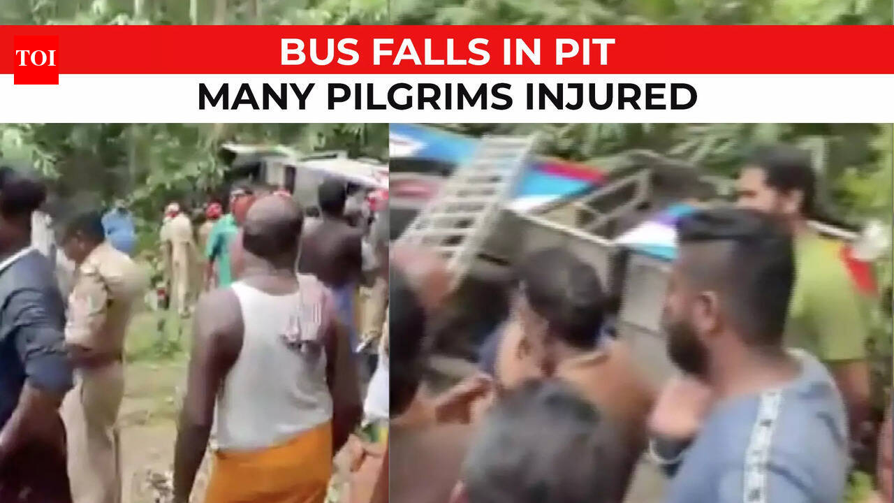 Over 62 Sabarimala pilgrims injured as bus falls into a gorge in Kerala
