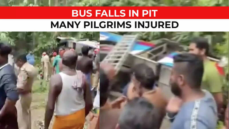 Over 62 Sabarimala pilgrims injured as bus falls into a gorge in Kerala