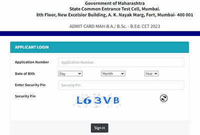 MAH CET Admit Card 2023 Released For B.Ed At Cetcell.mahacet.org ...