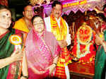 CM Prithviraj Chavan with wife