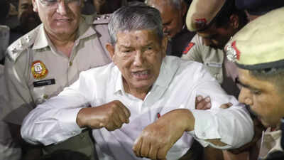 Rahul disqualification: Former CM Rawat, MPs among members detained during Cong march from Red Fort