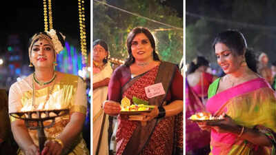 Photos: Kerala's Chamayamvilakku festival - Men dress up as women for unique ritual