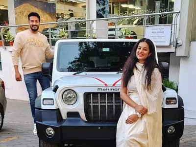 Darshak Gowda and Shilpa Ravi buy a new swanky car, say, "Here's to all the adventure that awaits us"