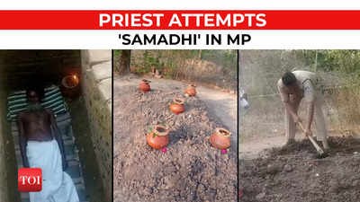 Cops rescue priest taking 'samadhi in MP's Chhatarpur