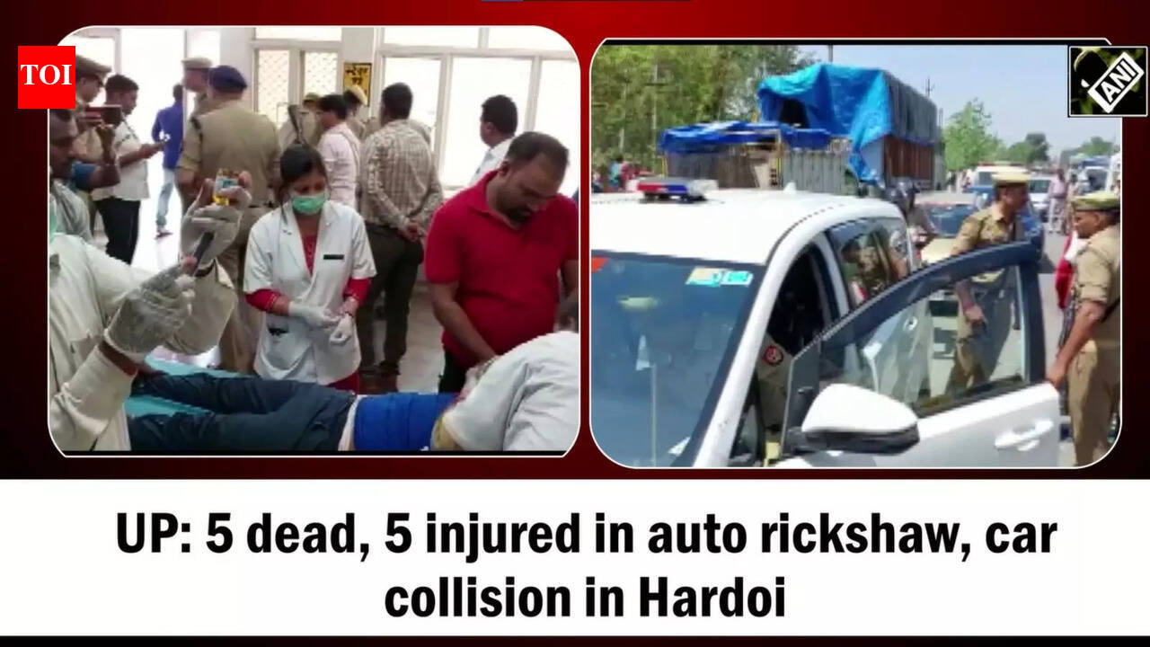 5 dead, 5 injured in auto rickshaw, car collision in Hardoi