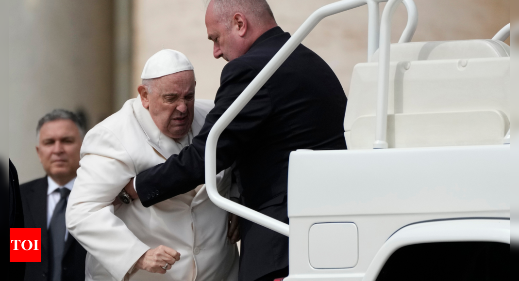 Pope suffering from respiratory infection, in hospital: Vatican – Times of India