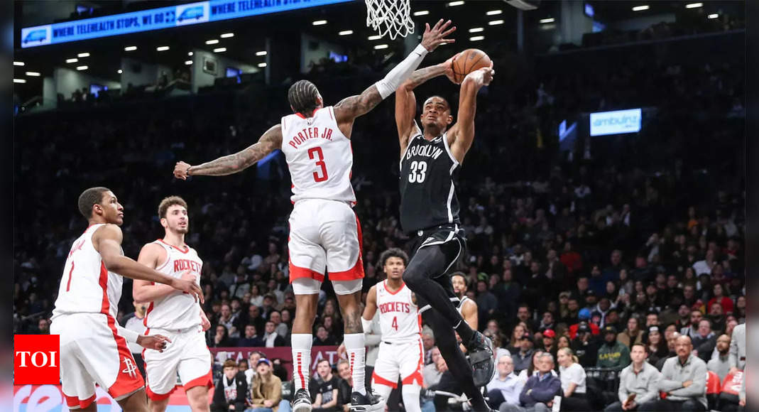 Brooklyn Nets use fourth-quarter surge to beat Houston Rockets | NBA News – Times of India