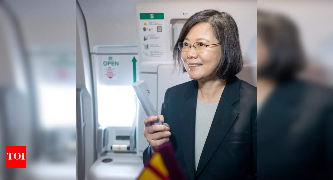 Tsai Ing-Wen Arrived In New York: Taiwan president in US for visit that ...