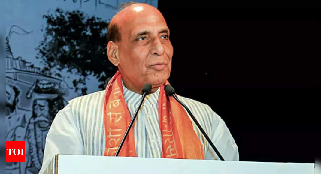 Lord Ram our country’s identity, not merely embodiment in stone or wood: Rajnath Singh | India News – Times of India