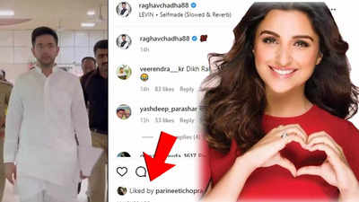 Has Parineeti Chopra made her relationship with AAP leader Raghav Chadha Insta official? Fans drop cheesy comments. Check out!
