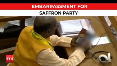 Tripura BJP MLA caught watching porn in assembly, video goes viral