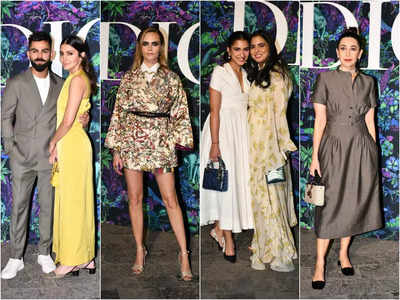 Virat-Anushka, Cara Delevingne, Karisma Kapoor and more celebrities descend at International luxury giant's pre-fall 2023 show in Mumbai