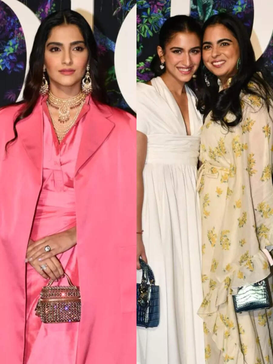 Sonam Kapoor to Isha Ambani: Most stylish front-row attendees at Dior ...