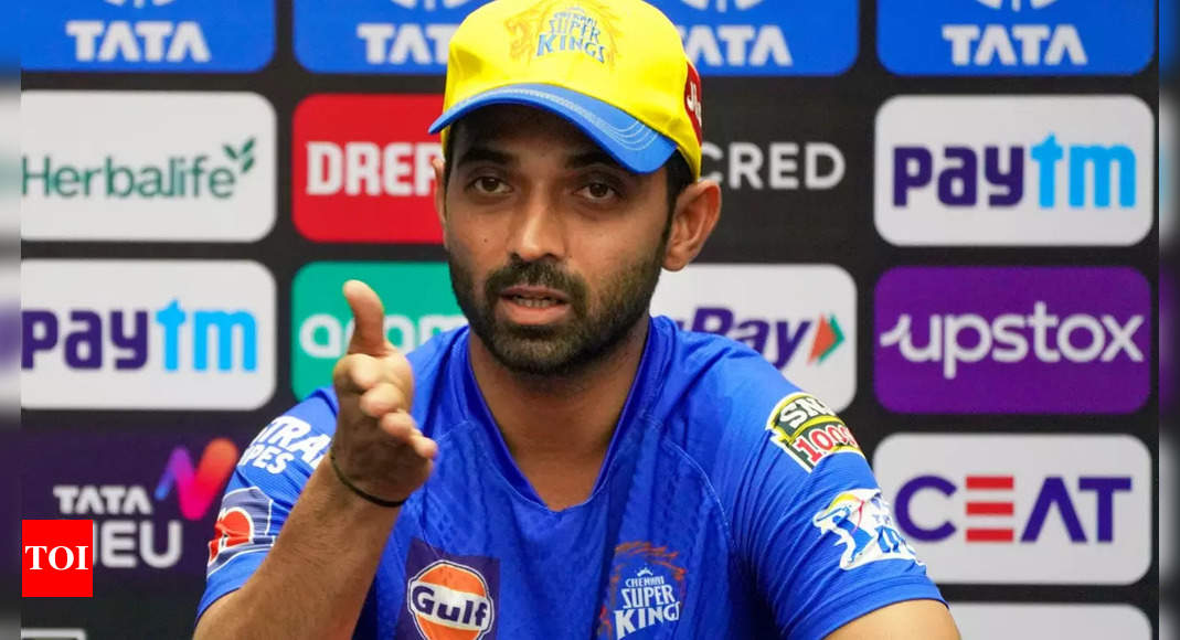 ‘For me, it’s always about the team’: Ajinkya Rahane on his role in CSK set-up | Cricket News – Times of India