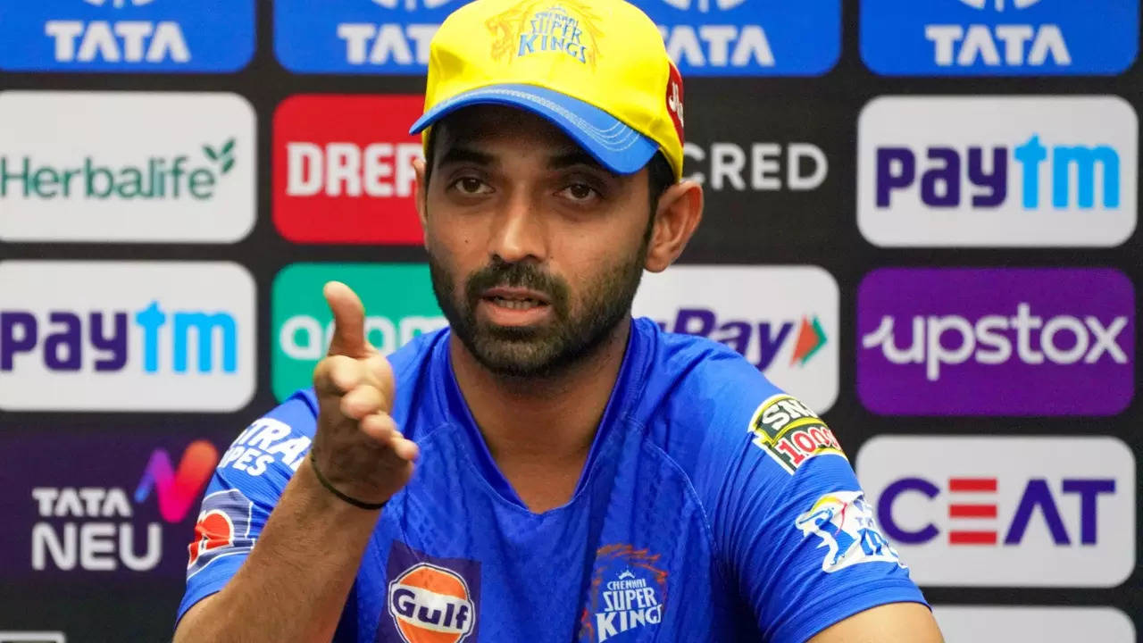 For me, it's always about the team': Ajinkya Rahane on his role in CSK  set-up | Cricket News - Times of India