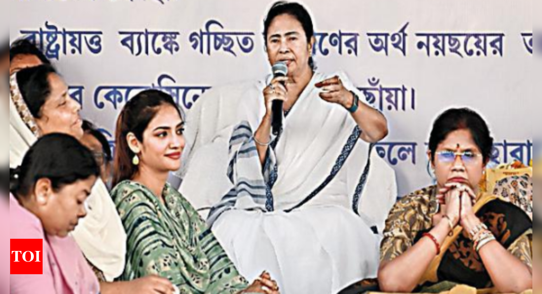 दिल्ली चलो लोगों के अधिकार हासिल करने के लिए: पश्चिम बंगाल की मुख्यमंत्री ममता बनर्जी |  कोलकाता समाचार – टाइम्स ऑफ इंडिया