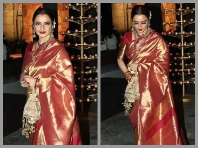Blush Pink - Bare Pink - Beige Pink Rekha Saree main image 0
