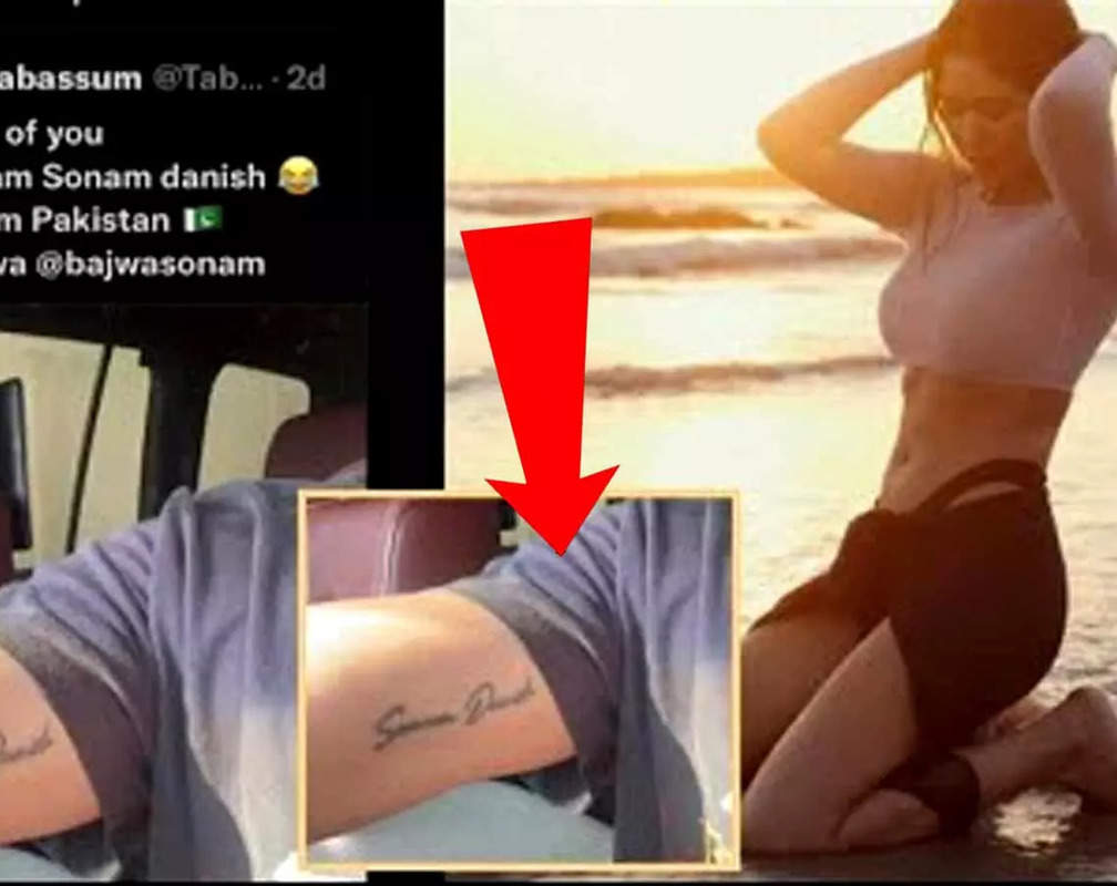 
'Whatt???? Let me process this first', says Sonam Bajwa as a Pakistani fan gets her name inked on arm
