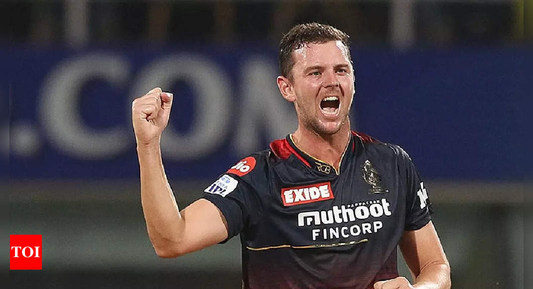 Josh Hazlewood: IPL 2023: Josh Hazlewood likely to miss first 7 games for Royal Challengers Bangalore | Cricket News – Times of India