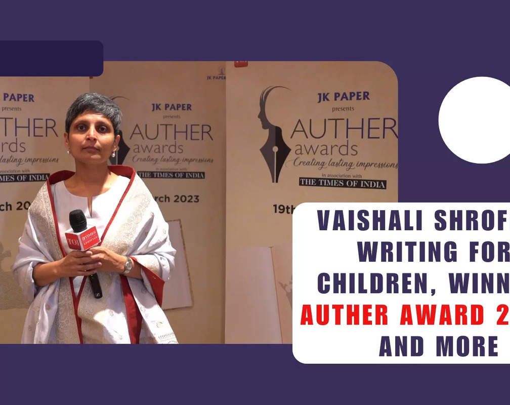 
Vaishali Shroff on writing for children, winning AutHer Award 2023, and more
