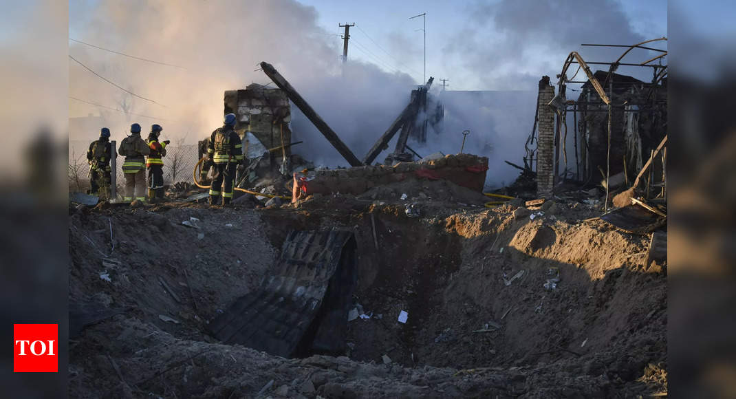 Ukraine: Russia sends bombs as Ukraine marks grim Bucha anniversary – Times of India