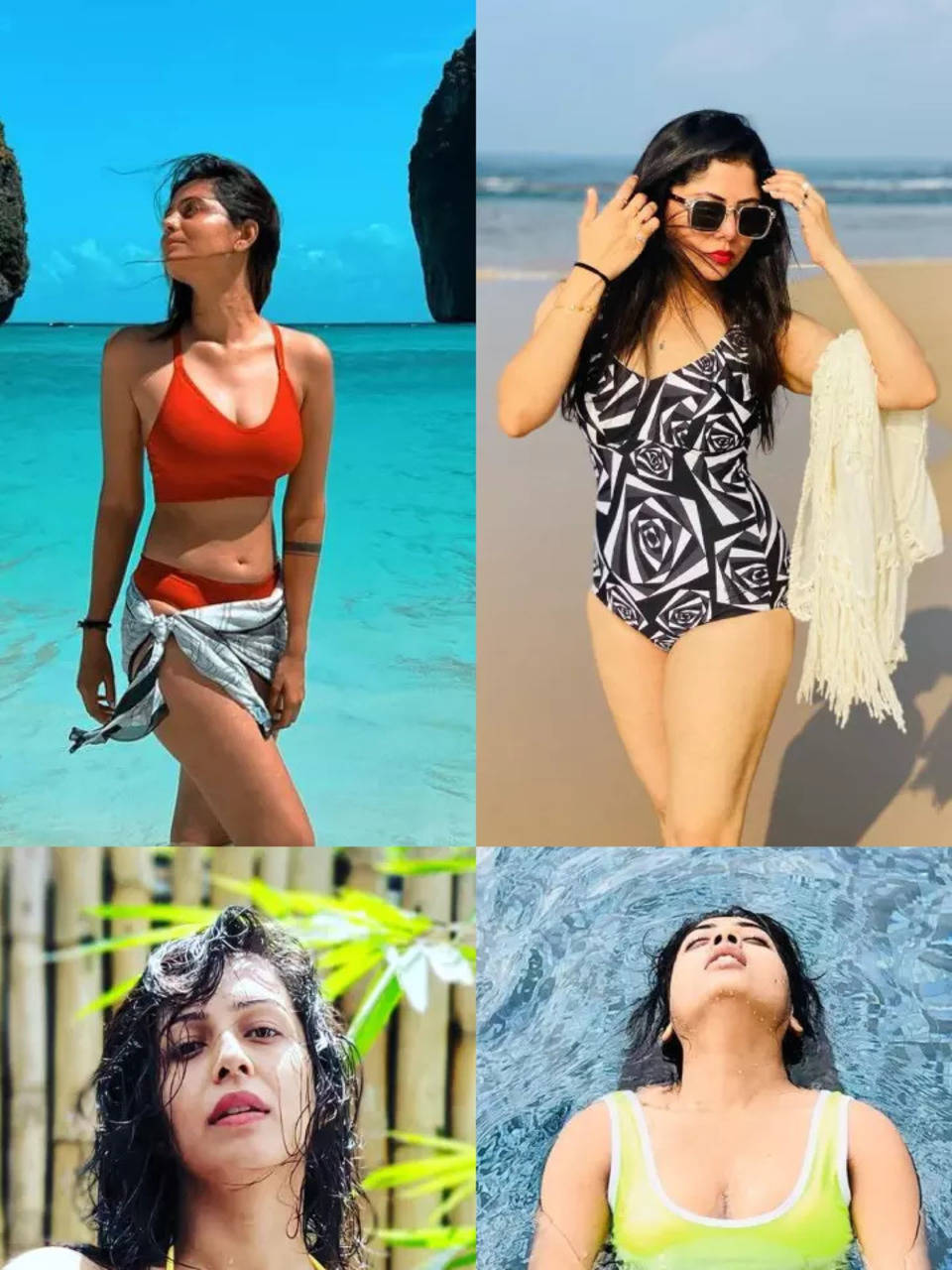 Times when Kannada actresses stunned in beachwear | Times of India