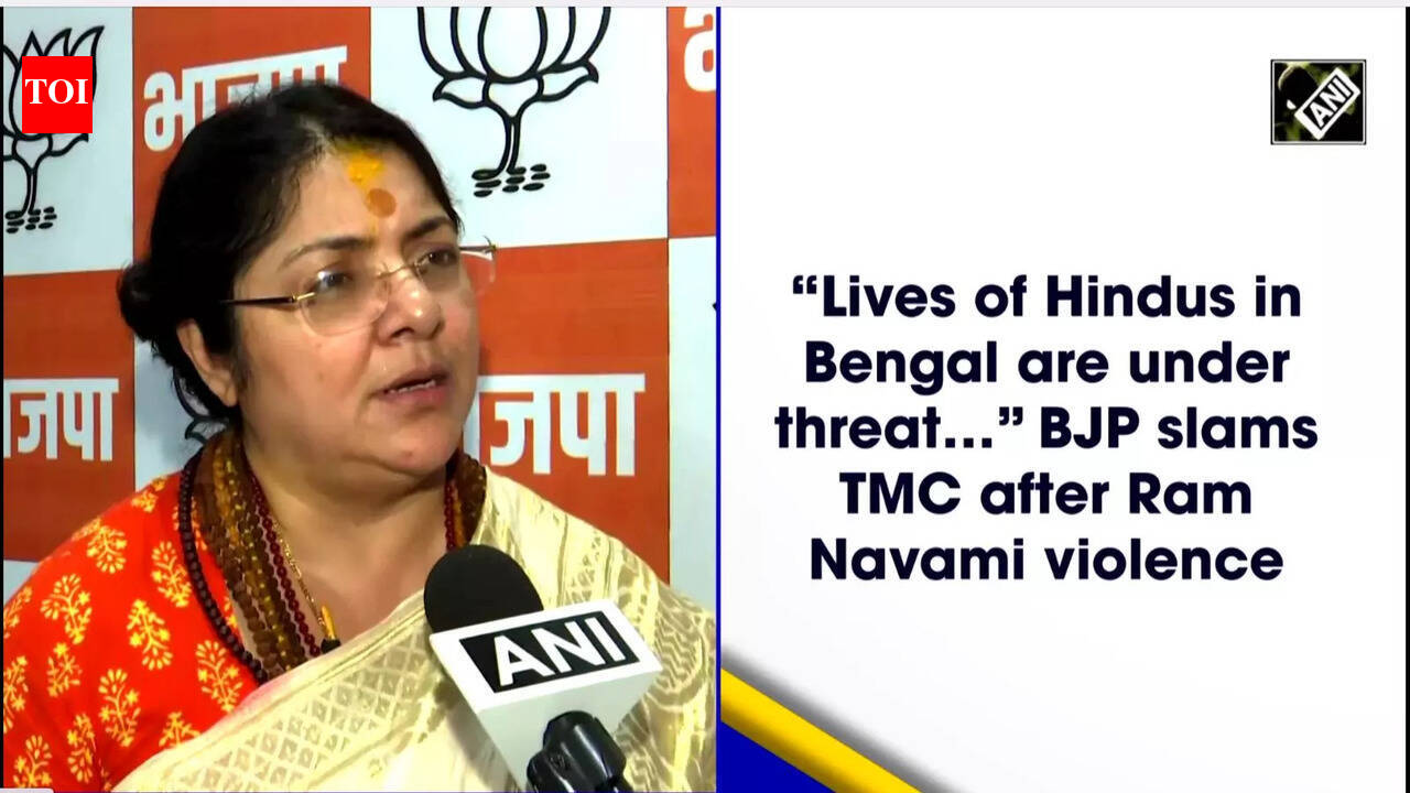 “Lives of Hindus in Bengal are under threat…” BJP slams TMC after Ram ...