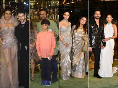 Priyanka-Nick, Aamir Khan, Alia Bhatt, Shahid Kapoor and more celebs shine  at Nita Mukesh Ambani Cultural Centre opening