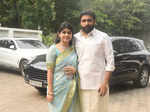 Vikram Prabhu with his wife