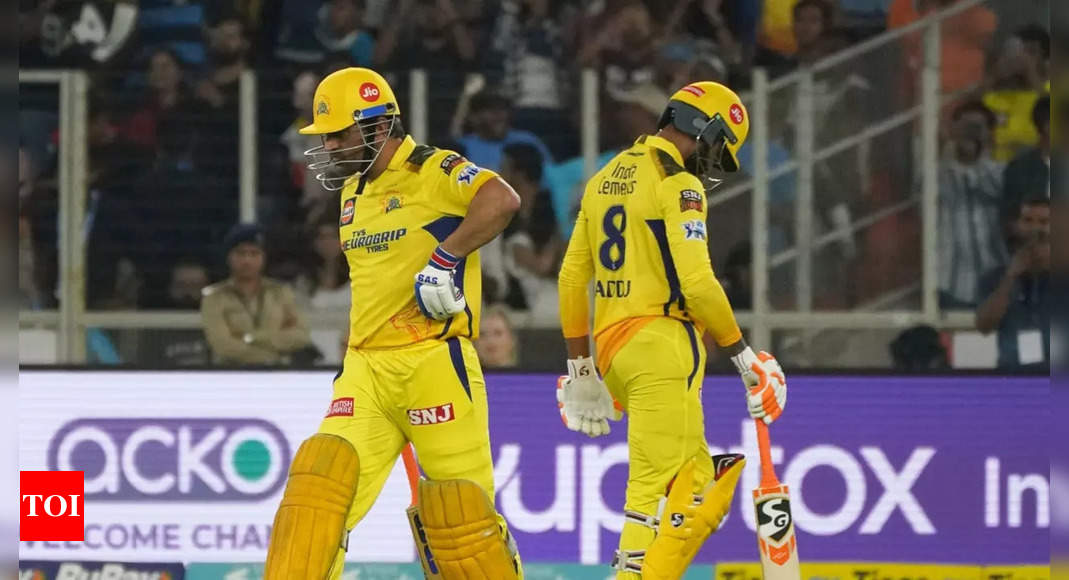 IPL 2023: MS Dhoni wants more from batters after CSK’s loss to Gujarat Titans | Cricket News – Times of India