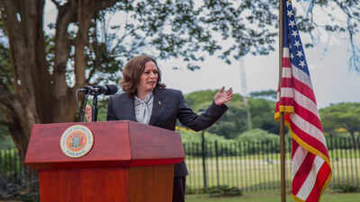 US Vice President Kamala Harris visits Indian grandfather's house in Zambia
