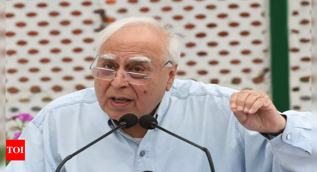 Communal violence on table for BJP with 2024 polls approaching, alleges Kapil Sibal | India News – Times of India