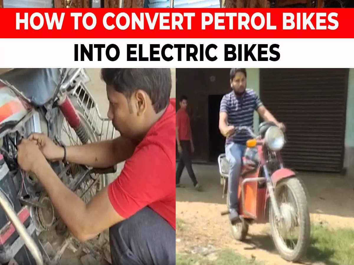 Converting petrol deals bike to electric