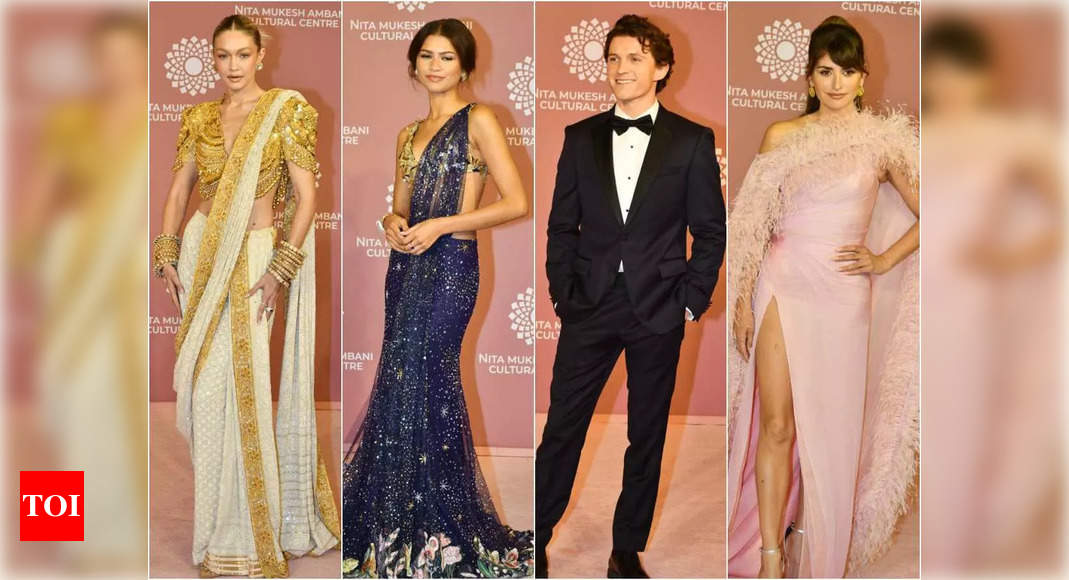 Gigi Hadid, Tom Holland, Zendaya, Penelope Cruz and more Bollywood celebs up the glamour quotient at NMACC event day 2 – Times of India