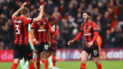 EPL: Bournemouth beat Fulham 2-1, jump out of relegation zone
