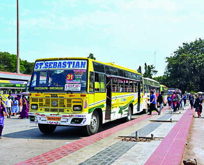All buses to enter Service bus stand