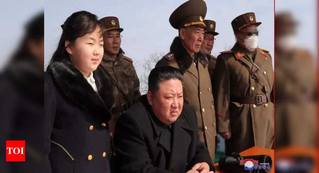 North Korean leader Kim Jong Un’s daughter is being indoctrinated: Experts – Times of India