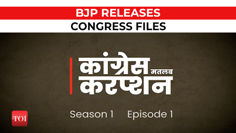 BJP releases first episode of 'Congress Files,' says 'Rs 48,20,69,00,00 ...