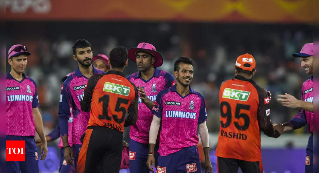 SRH vs RR 2023 highlights: Rajasthan Royals crush Sunrisers Hyderabad by 72 runs | Cricket News – Times of India