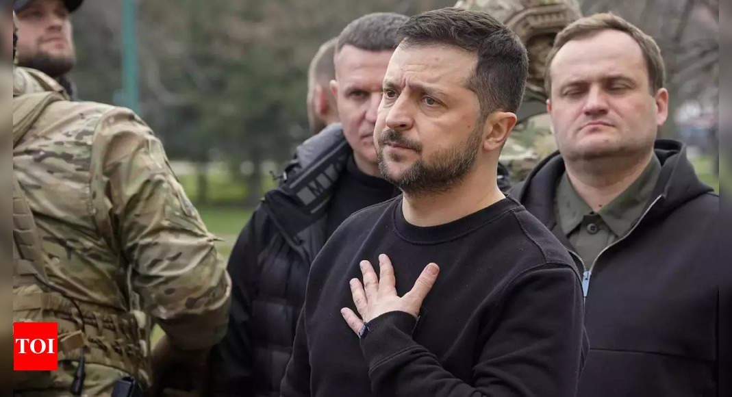 A year on from Bucha, Zelenskyy hails Ukraine resistance – Times of India