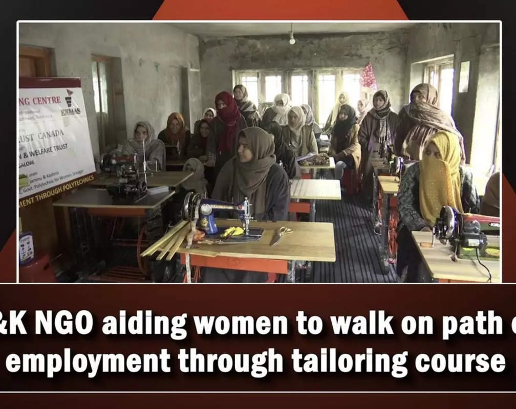 
J&K NGO aiding women to walk on path of employment through tailoring course
