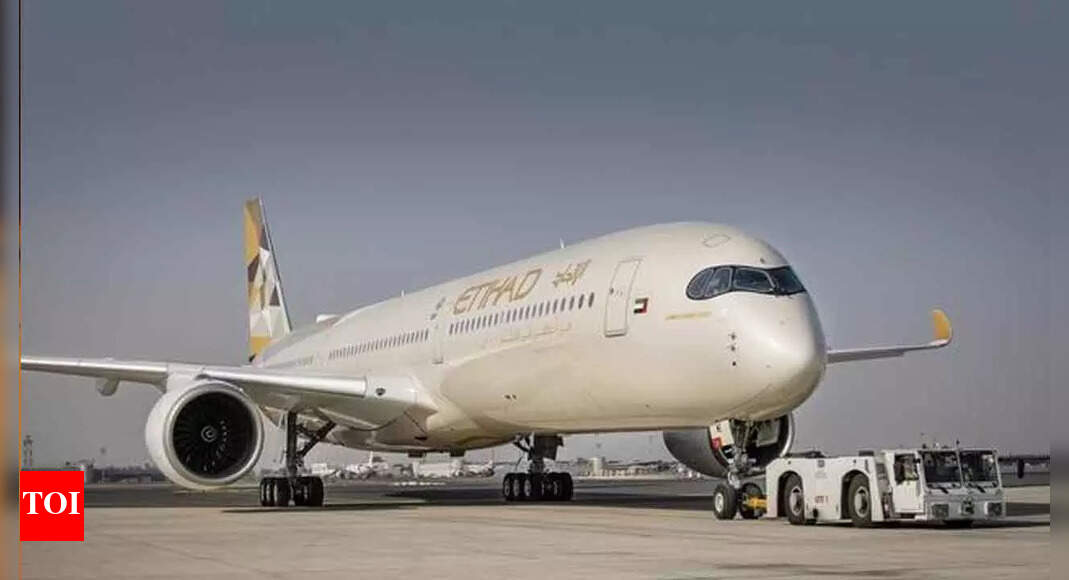 Etihad Airways emergency landing at bangalore airport after cabin pressure drop Bengaluru News