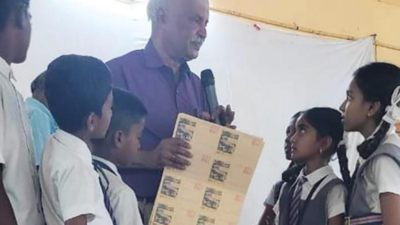 Students of Goa's Kalay government school send postcards to NIO scientists to find solutions to save water