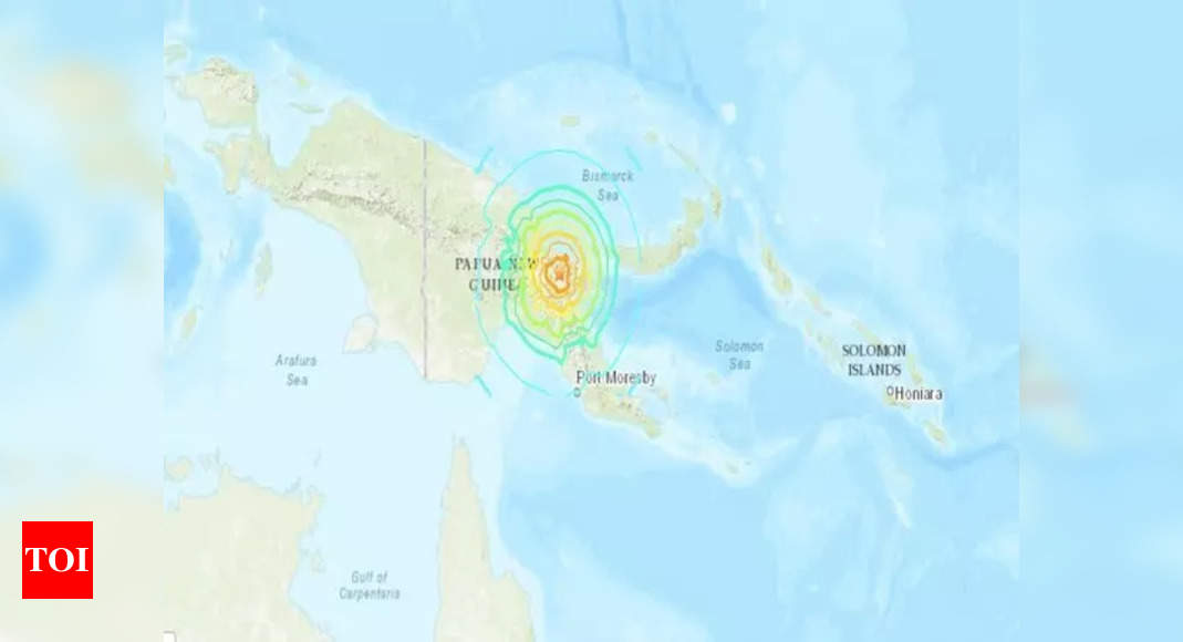 7.0-magnitude quake hits western Papua New Guinea: USGS – Times of India