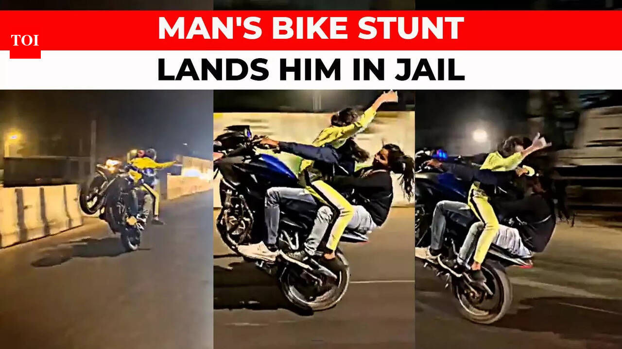 Mumbai: Police arrest 24-year-old biker for performing dangerous stunt ...