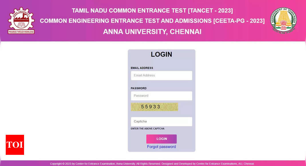TANCET Answer Key 2023: TANCET Answer Key 2023 released on tancet.annauniv.edu, download link here – Times of India