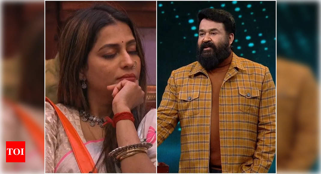 Bigg Boss Malayalam 5 Host Mohanlal Teases Sobha For Dozing During The Episode Says I Think 