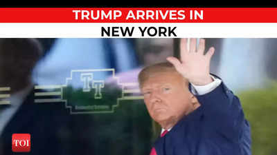 Hush money payment case: Former US Prez Donald Trump in New York ahead of his surrender