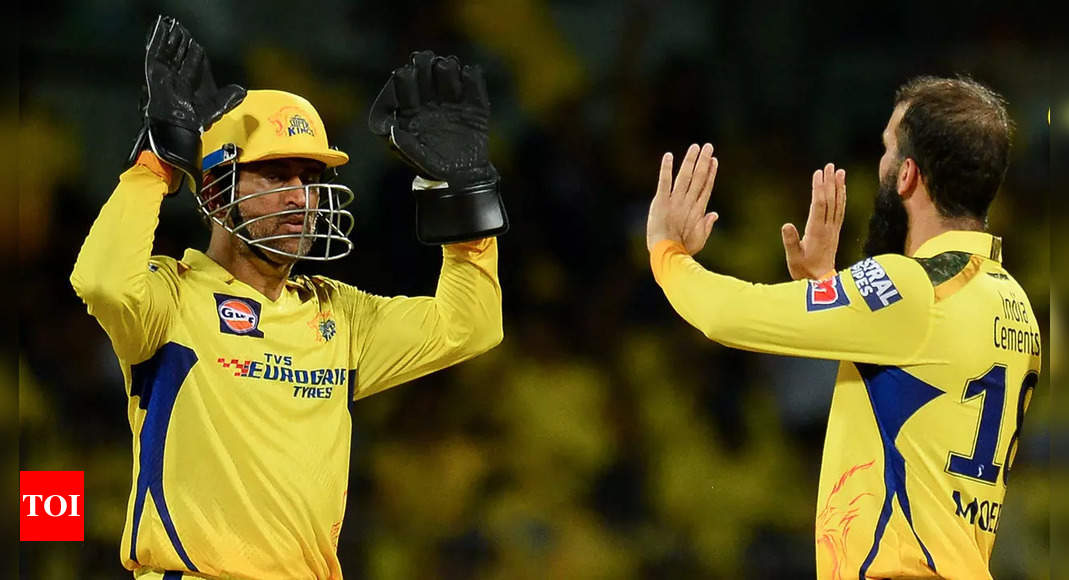 IPL 2023: Dhoni knows when to bowl players, says CSK’s Moeen Ali | Cricket News – Times of India